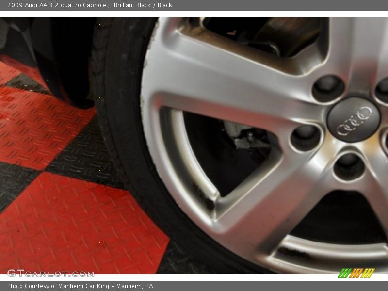 Brilliant Black / Black 2009 Audi A4 3.2 quattro Cabriolet