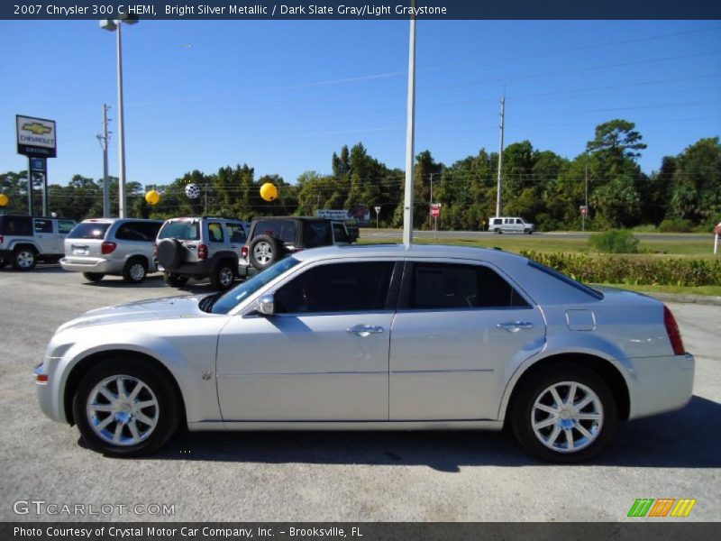 Bright Silver Metallic / Dark Slate Gray/Light Graystone 2007 Chrysler 300 C HEMI