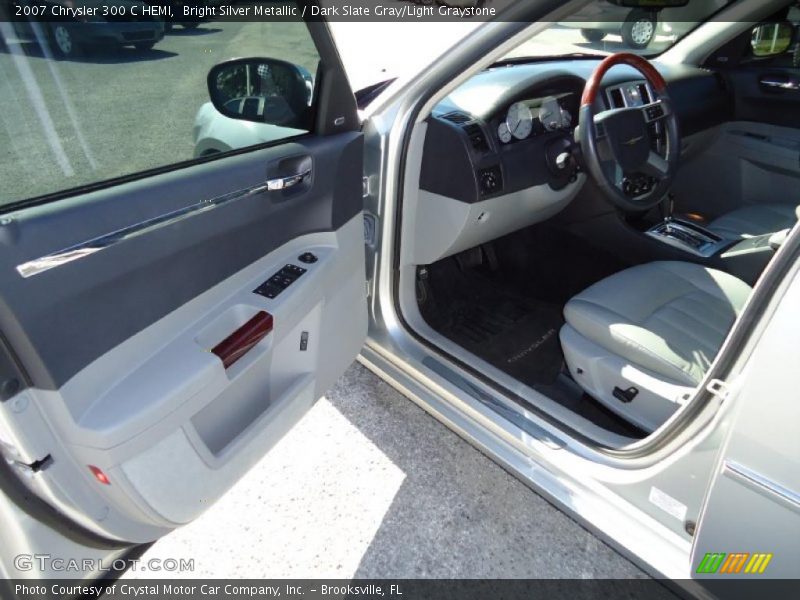 Bright Silver Metallic / Dark Slate Gray/Light Graystone 2007 Chrysler 300 C HEMI
