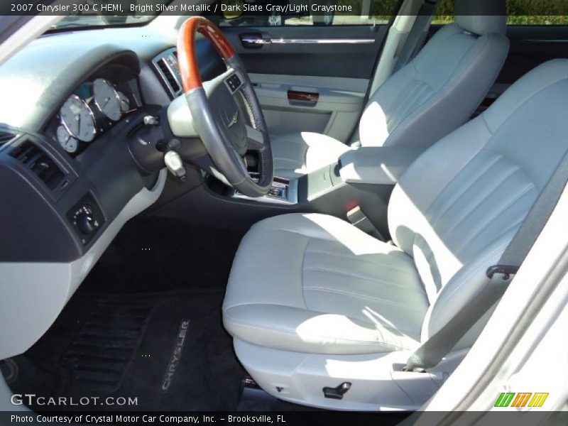 Bright Silver Metallic / Dark Slate Gray/Light Graystone 2007 Chrysler 300 C HEMI