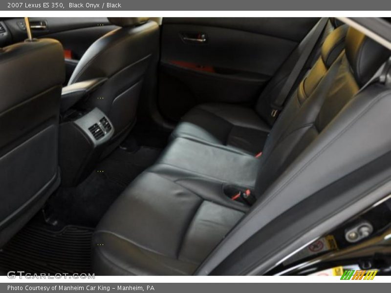 Black Onyx / Black 2007 Lexus ES 350