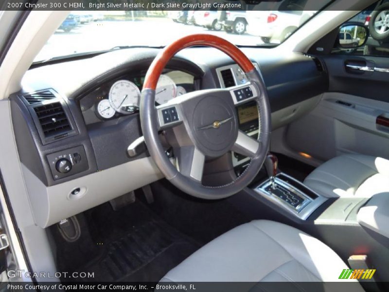 Bright Silver Metallic / Dark Slate Gray/Light Graystone 2007 Chrysler 300 C HEMI