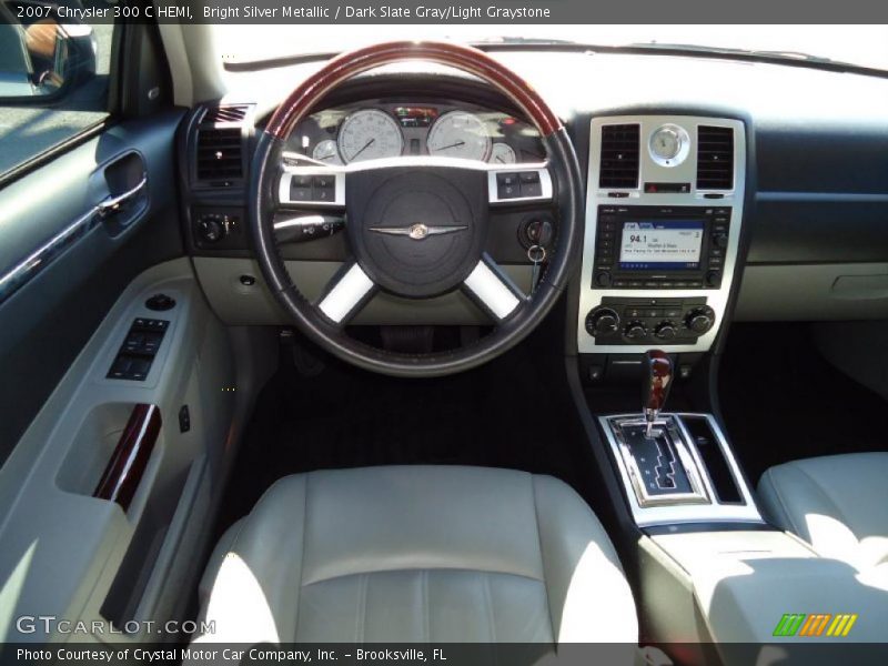 Bright Silver Metallic / Dark Slate Gray/Light Graystone 2007 Chrysler 300 C HEMI