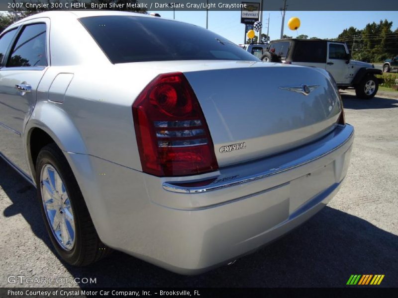 Bright Silver Metallic / Dark Slate Gray/Light Graystone 2007 Chrysler 300 C HEMI