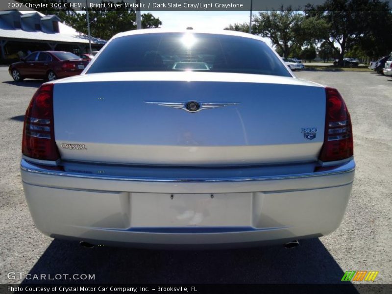 Bright Silver Metallic / Dark Slate Gray/Light Graystone 2007 Chrysler 300 C HEMI