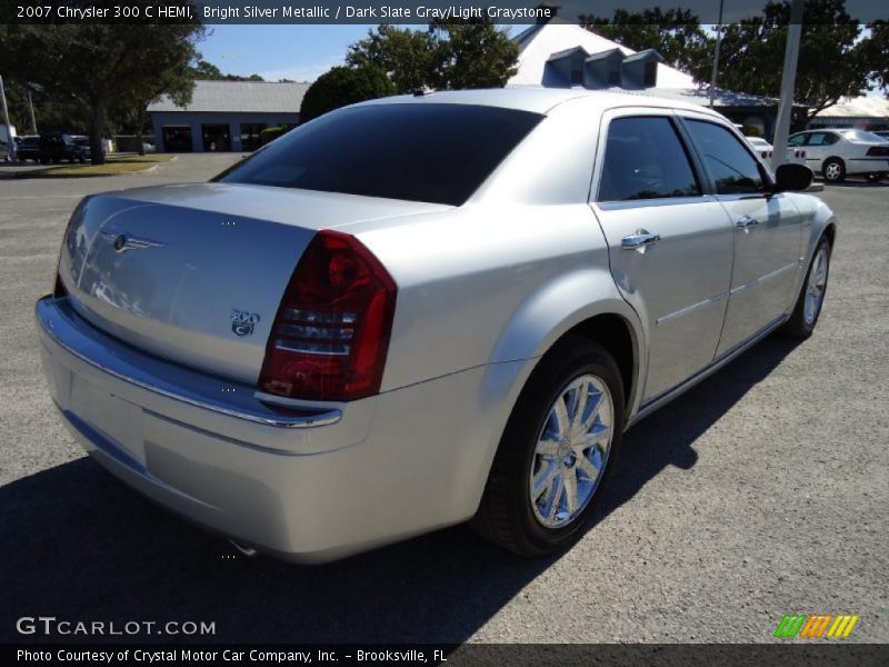 Bright Silver Metallic / Dark Slate Gray/Light Graystone 2007 Chrysler 300 C HEMI