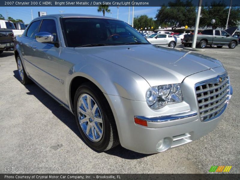 Bright Silver Metallic / Dark Slate Gray/Light Graystone 2007 Chrysler 300 C HEMI