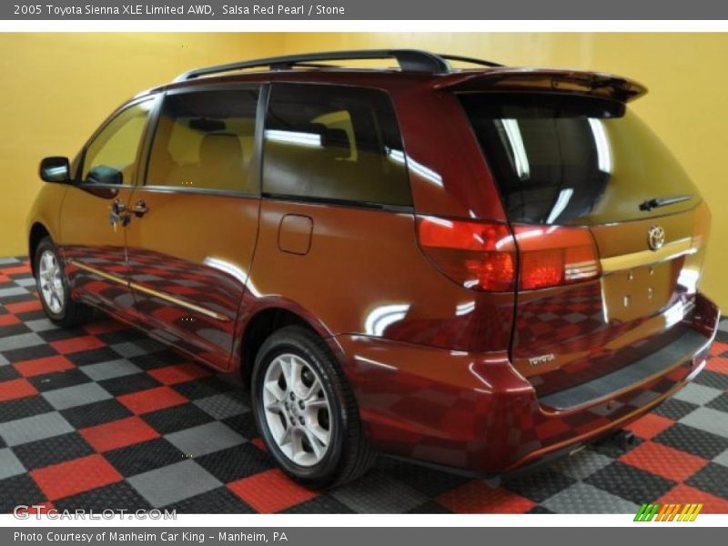 Salsa Red Pearl / Stone 2005 Toyota Sienna XLE Limited AWD