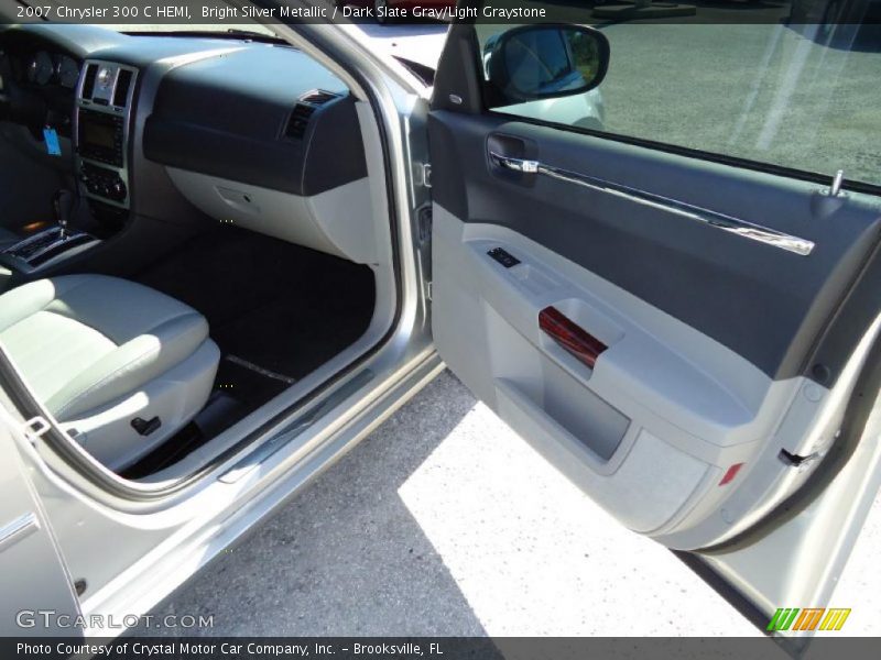 Bright Silver Metallic / Dark Slate Gray/Light Graystone 2007 Chrysler 300 C HEMI