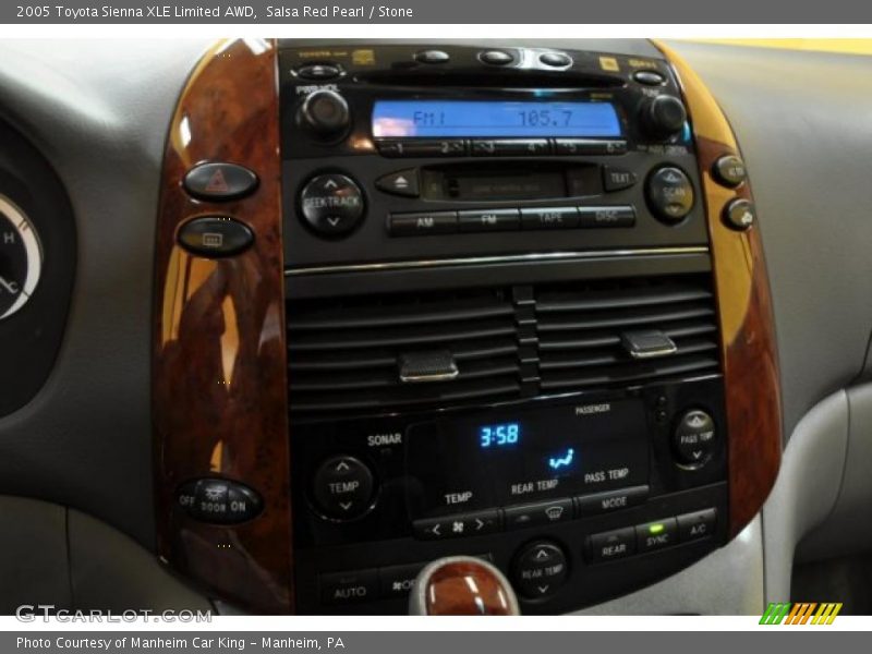 Salsa Red Pearl / Stone 2005 Toyota Sienna XLE Limited AWD