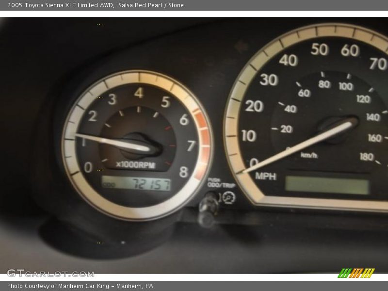 Salsa Red Pearl / Stone 2005 Toyota Sienna XLE Limited AWD
