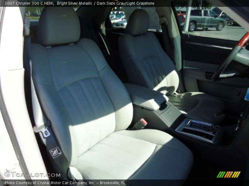 Bright Silver Metallic / Dark Slate Gray/Light Graystone 2007 Chrysler 300 C HEMI