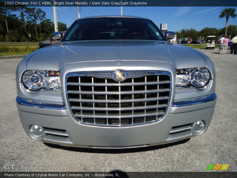 Bright Silver Metallic / Dark Slate Gray/Light Graystone 2007 Chrysler 300 C HEMI