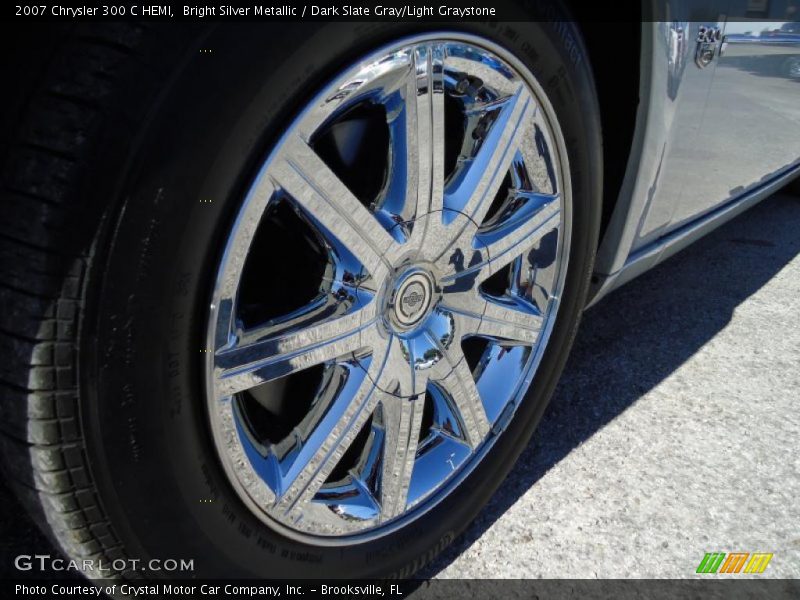 Bright Silver Metallic / Dark Slate Gray/Light Graystone 2007 Chrysler 300 C HEMI