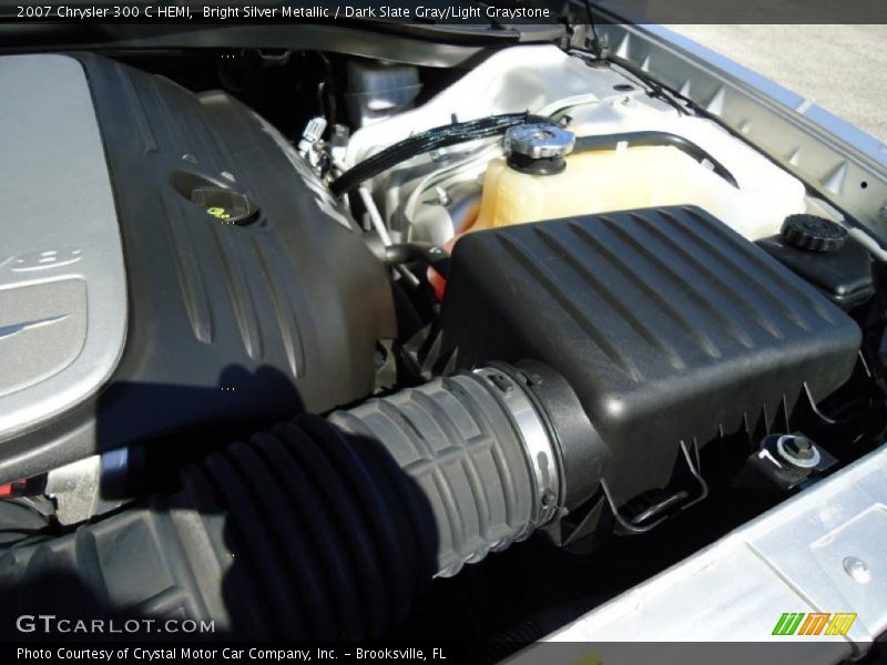 Bright Silver Metallic / Dark Slate Gray/Light Graystone 2007 Chrysler 300 C HEMI