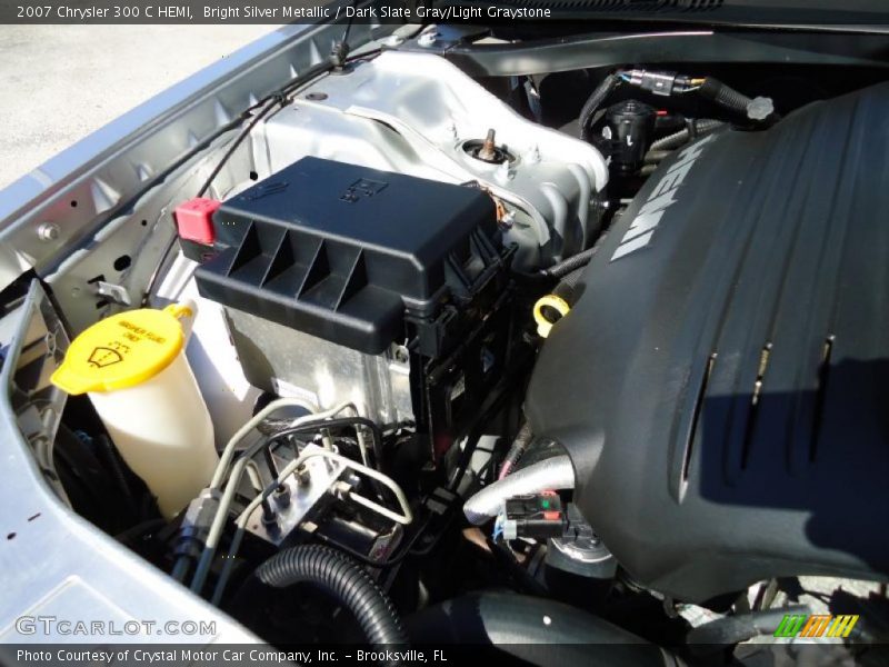 Bright Silver Metallic / Dark Slate Gray/Light Graystone 2007 Chrysler 300 C HEMI