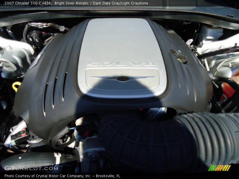 Bright Silver Metallic / Dark Slate Gray/Light Graystone 2007 Chrysler 300 C HEMI