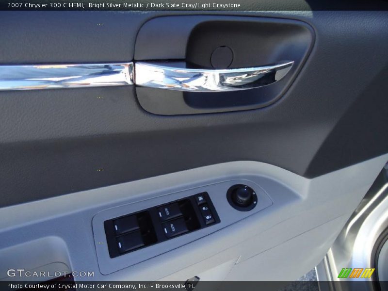 Bright Silver Metallic / Dark Slate Gray/Light Graystone 2007 Chrysler 300 C HEMI