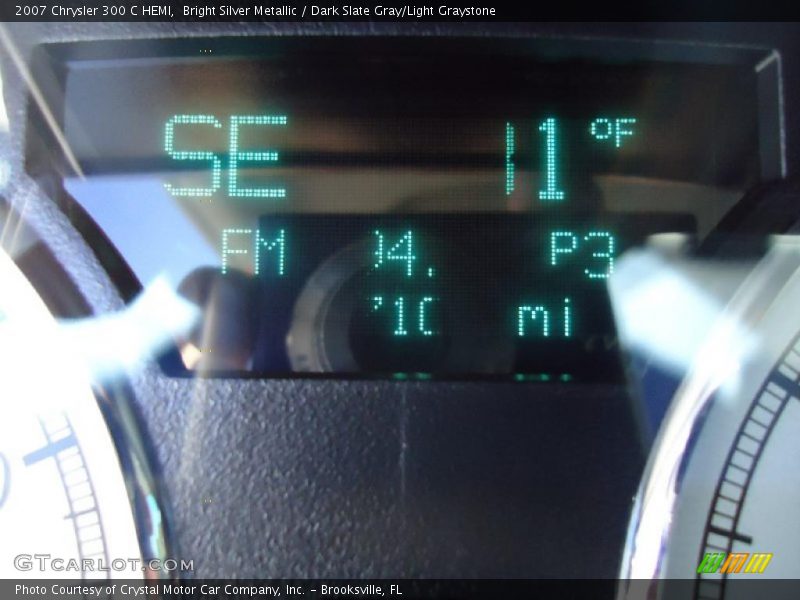 Bright Silver Metallic / Dark Slate Gray/Light Graystone 2007 Chrysler 300 C HEMI