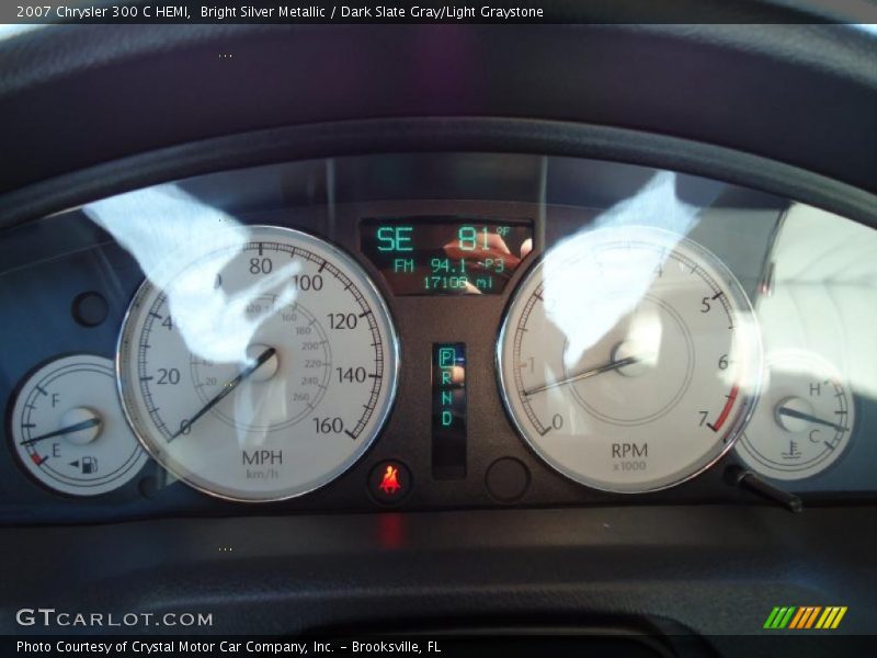 Bright Silver Metallic / Dark Slate Gray/Light Graystone 2007 Chrysler 300 C HEMI
