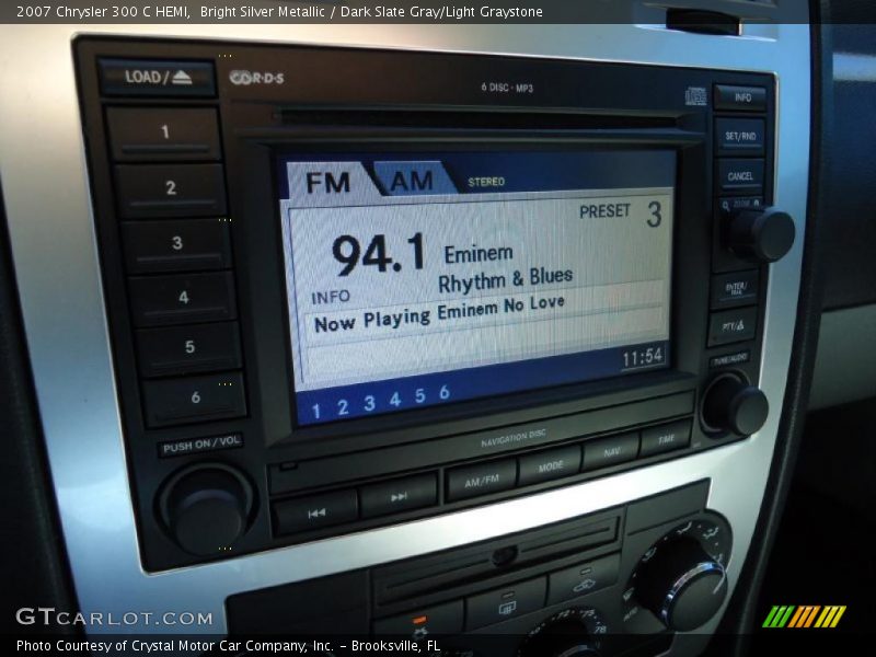 Bright Silver Metallic / Dark Slate Gray/Light Graystone 2007 Chrysler 300 C HEMI