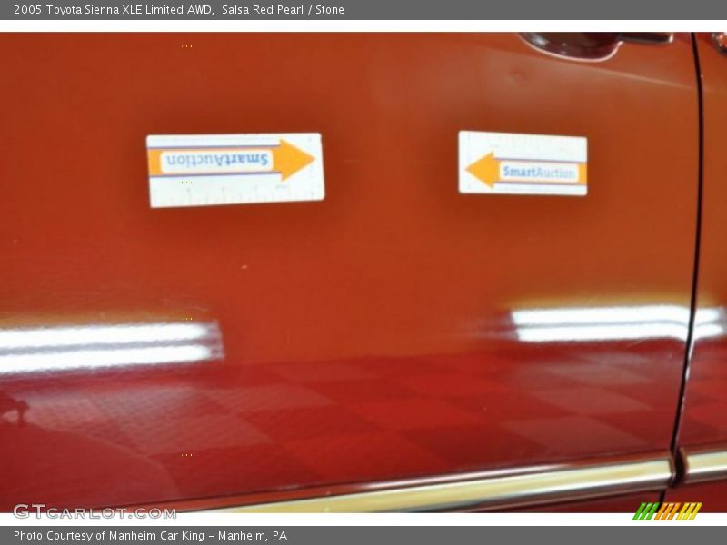 Salsa Red Pearl / Stone 2005 Toyota Sienna XLE Limited AWD