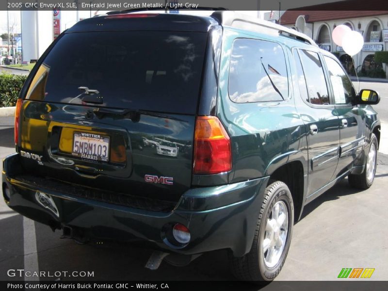 Emerald Jewel Green Metallic / Light Gray 2005 GMC Envoy XL SLE