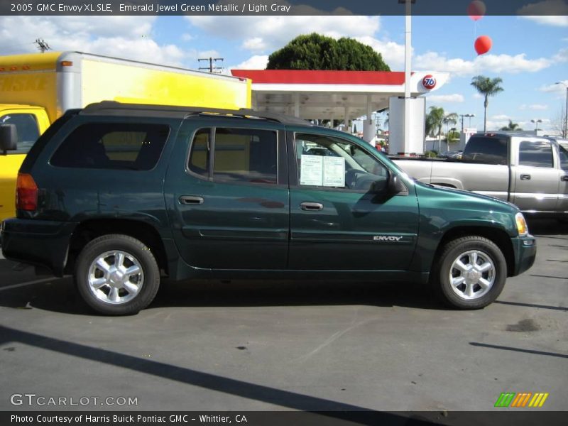 Emerald Jewel Green Metallic / Light Gray 2005 GMC Envoy XL SLE