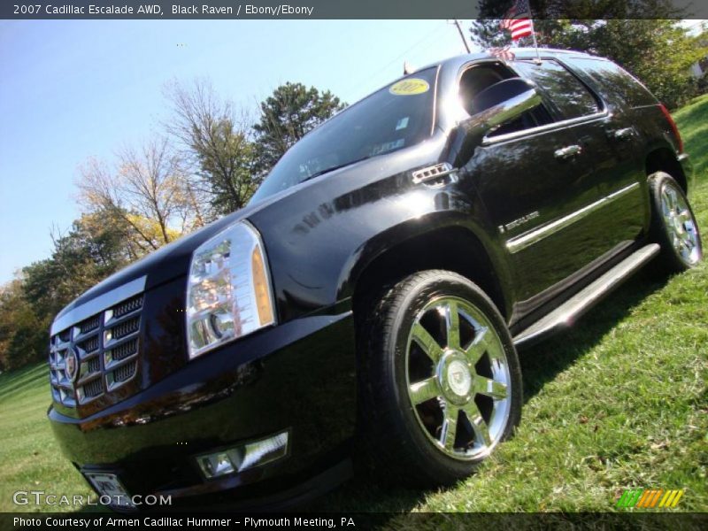 Black Raven / Ebony/Ebony 2007 Cadillac Escalade AWD