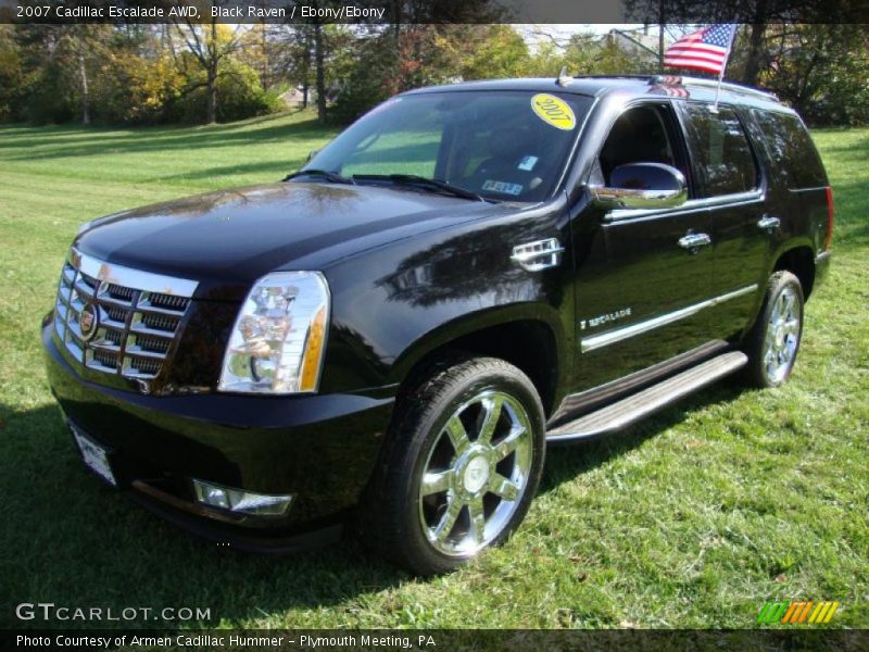 Black Raven / Ebony/Ebony 2007 Cadillac Escalade AWD