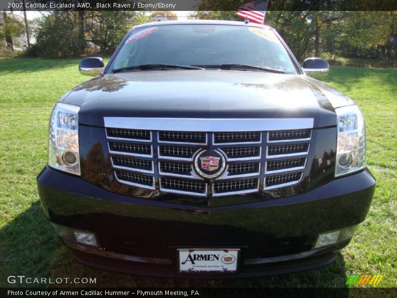Black Raven / Ebony/Ebony 2007 Cadillac Escalade AWD