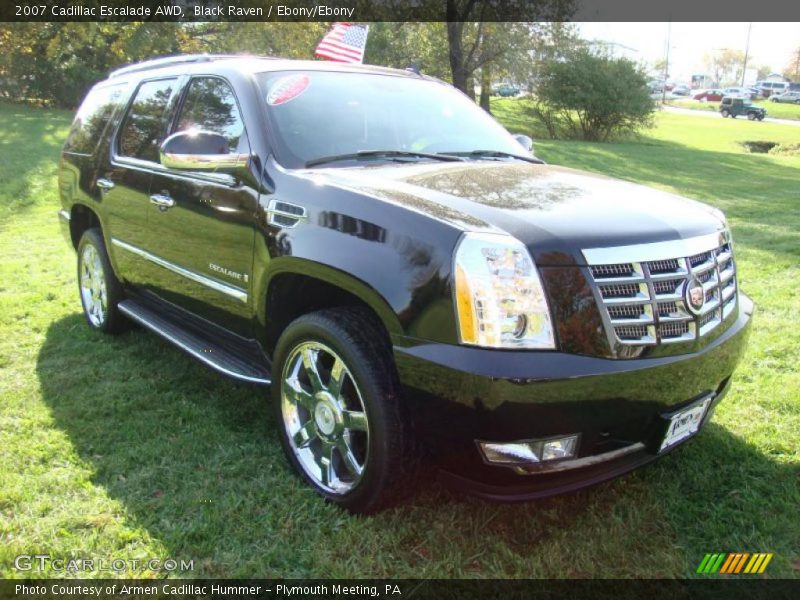 Black Raven / Ebony/Ebony 2007 Cadillac Escalade AWD