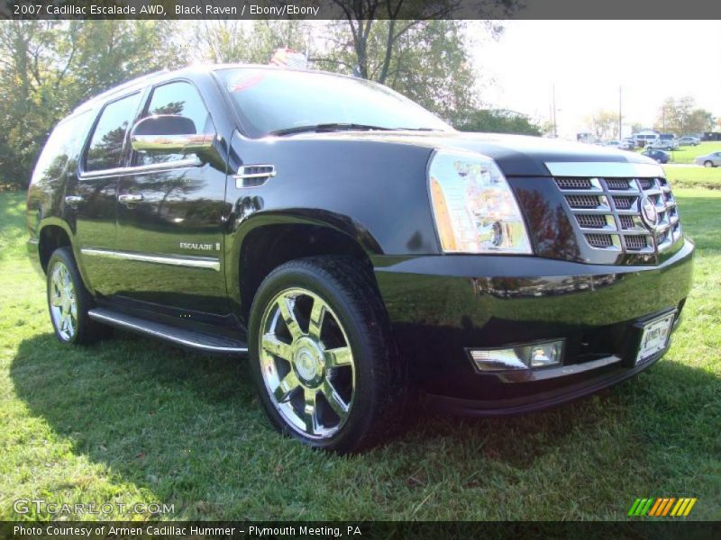 Black Raven / Ebony/Ebony 2007 Cadillac Escalade AWD