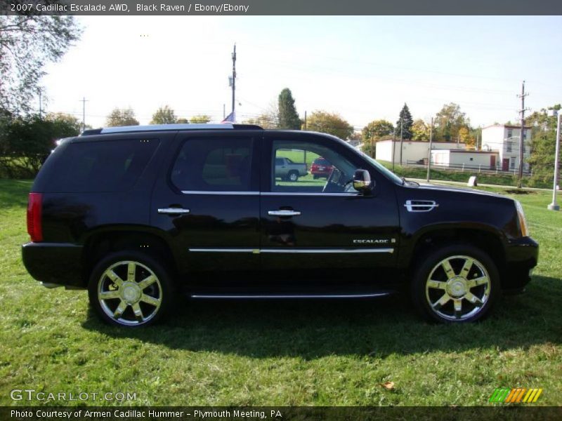 Black Raven / Ebony/Ebony 2007 Cadillac Escalade AWD