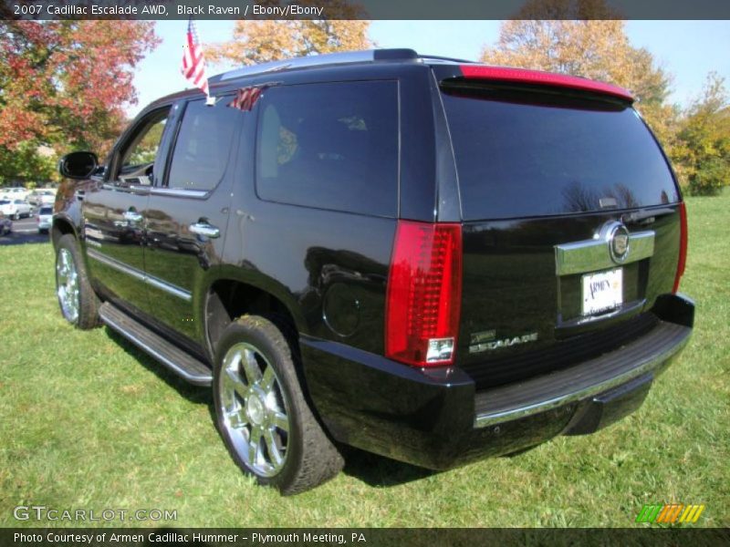 Black Raven / Ebony/Ebony 2007 Cadillac Escalade AWD