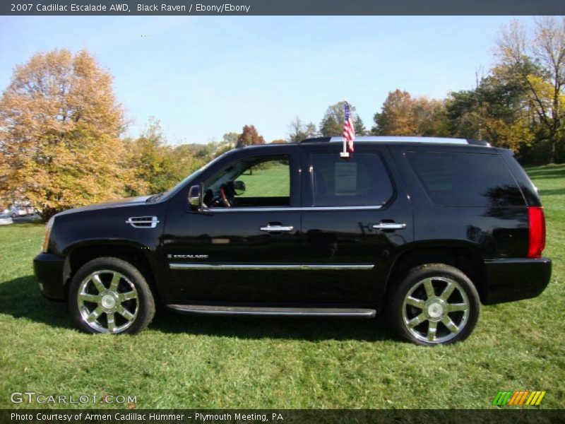 Black Raven / Ebony/Ebony 2007 Cadillac Escalade AWD