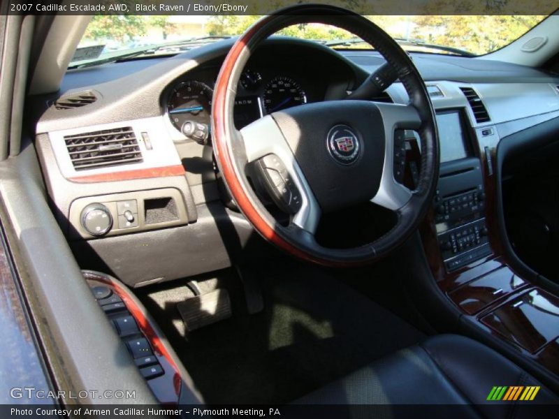 Black Raven / Ebony/Ebony 2007 Cadillac Escalade AWD