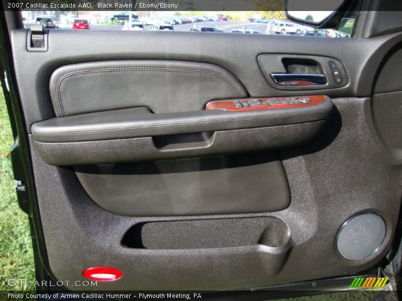 Black Raven / Ebony/Ebony 2007 Cadillac Escalade AWD