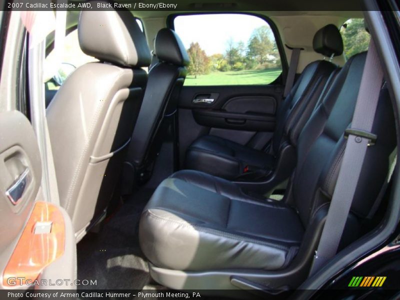Black Raven / Ebony/Ebony 2007 Cadillac Escalade AWD
