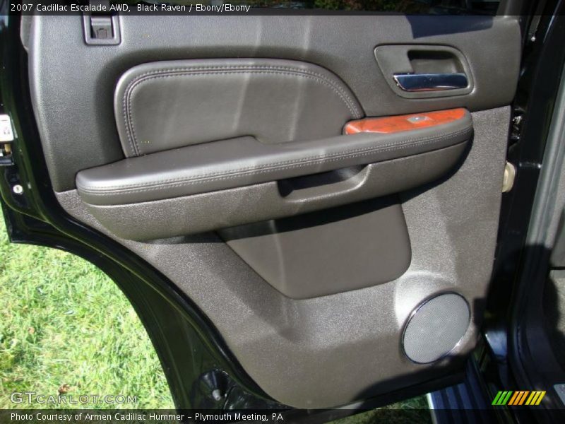 Black Raven / Ebony/Ebony 2007 Cadillac Escalade AWD