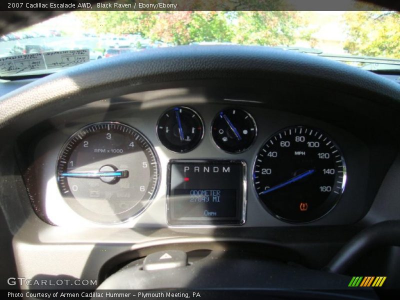 Black Raven / Ebony/Ebony 2007 Cadillac Escalade AWD