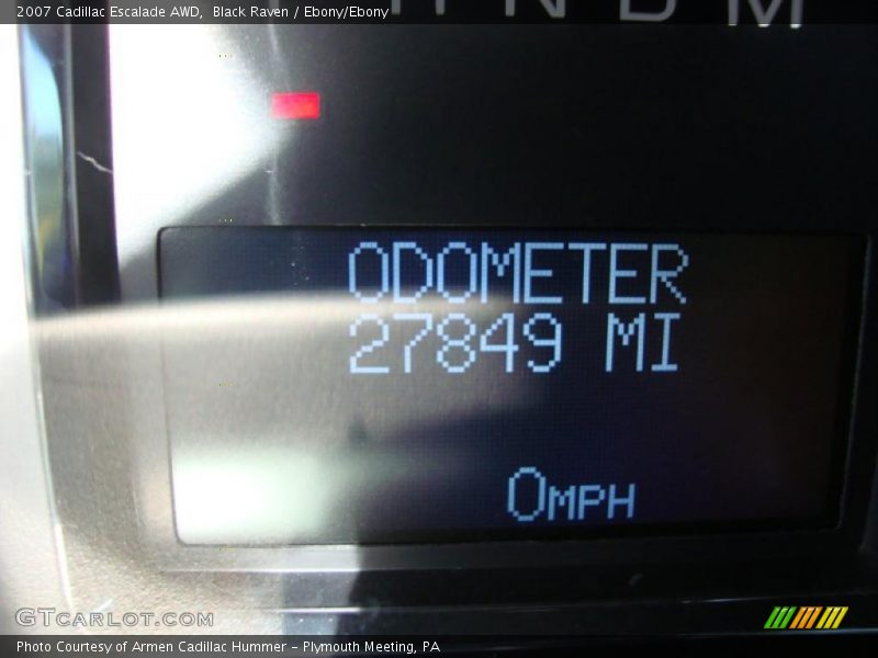 Black Raven / Ebony/Ebony 2007 Cadillac Escalade AWD