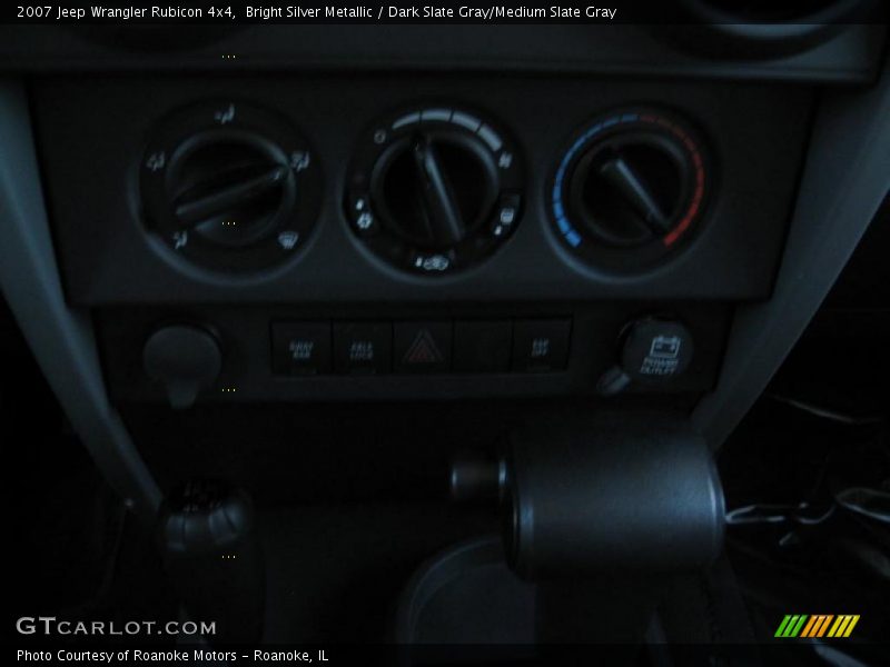 Bright Silver Metallic / Dark Slate Gray/Medium Slate Gray 2007 Jeep Wrangler Rubicon 4x4