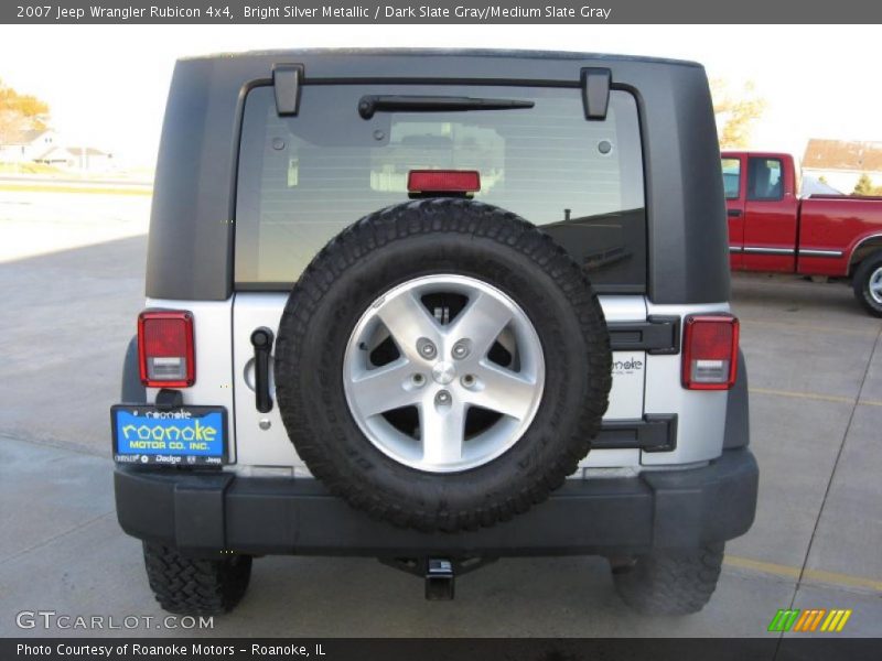 Bright Silver Metallic / Dark Slate Gray/Medium Slate Gray 2007 Jeep Wrangler Rubicon 4x4