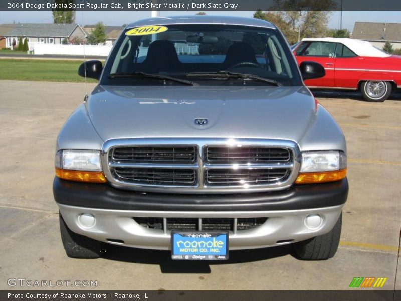 Bright Silver Metallic / Dark Slate Gray 2004 Dodge Dakota Sport Regular Cab