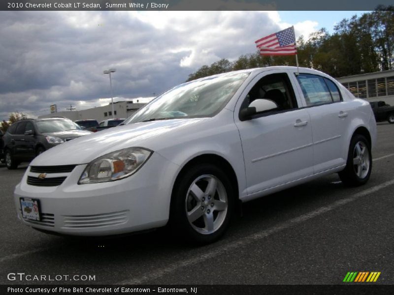 Summit White / Ebony 2010 Chevrolet Cobalt LT Sedan