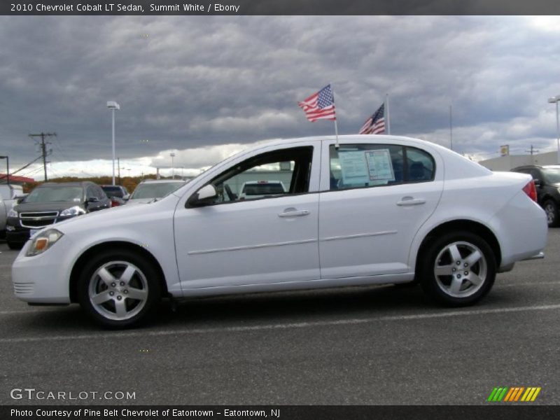 Summit White / Ebony 2010 Chevrolet Cobalt LT Sedan