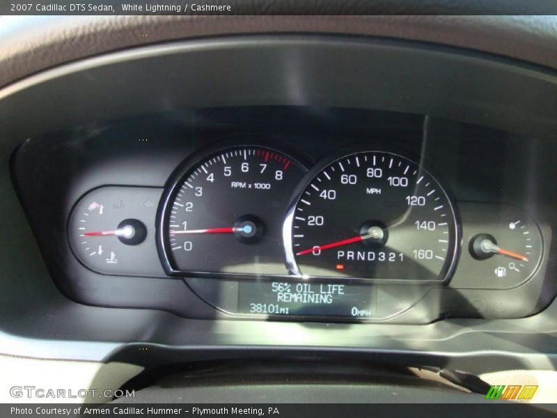  2007 DTS Sedan Sedan Gauges