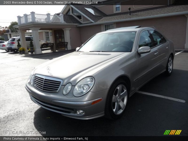 Pewter Silver Metallic / Charcoal 2003 Mercedes-Benz E 500 Sedan
