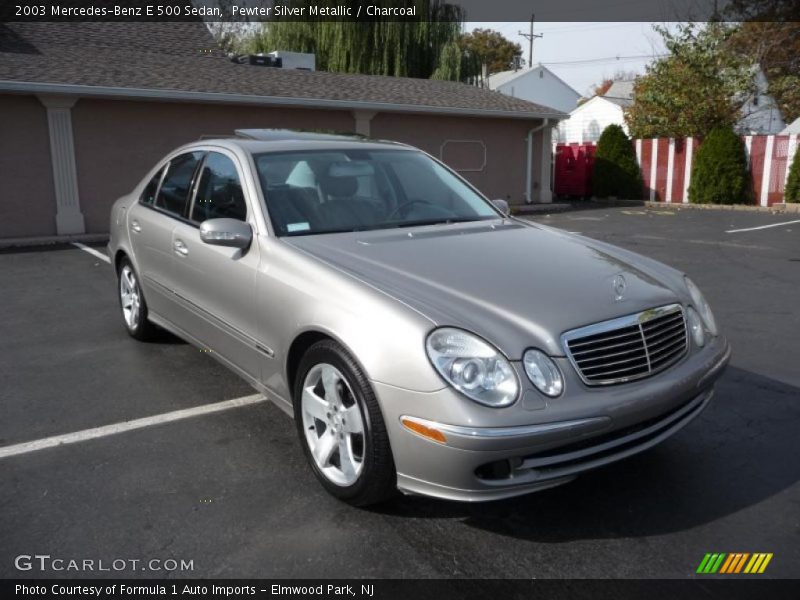 Pewter Silver Metallic / Charcoal 2003 Mercedes-Benz E 500 Sedan